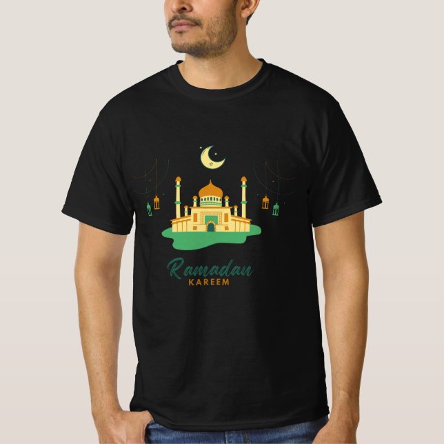 Happy Ramadan Kareem And Eid Mubarak 2022 T-Shirt (Front)