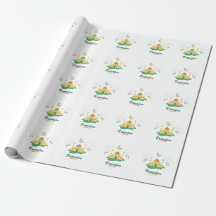 Happy Ramadan Kareem And Eid Mubarak 2022  Wrapping Paper