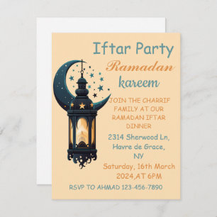 Happy Ramadan Kareem And Eid Mubarak 2024 Invitation