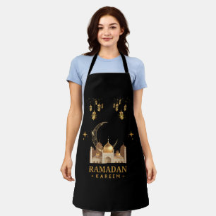 Happy Ramadan Kareem -Eid Mubarak Greetings     Apron
