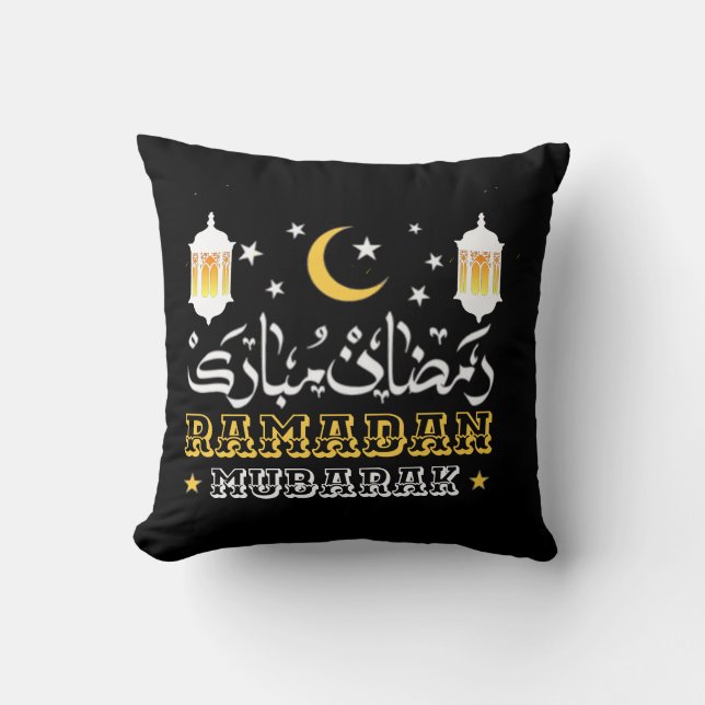 HAPPY RAMADAN MUBARAK KAREEM 2024 CUSHION (Front)