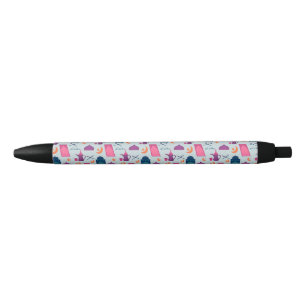Happy Ramadan Pattern Black Ink Pen