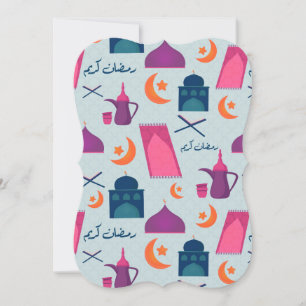 Happy Ramadan Pattern Card