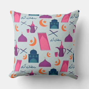 Happy Ramadan Pattern Cushion