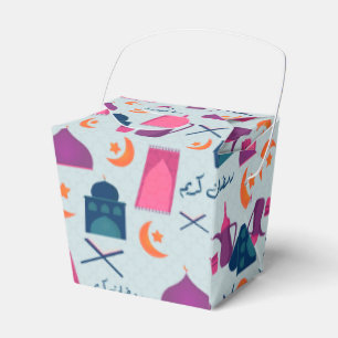 Happy Ramadan Pattern Favour Box