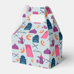 Happy Ramadan Pattern Favour Box