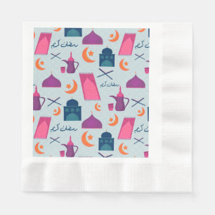 Happy Ramadan Pattern Napkin