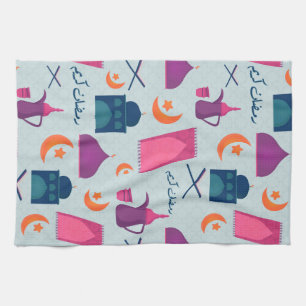 Happy Ramadan Pattern Tea Towel