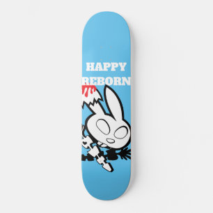 Happy Reborn Bunny Loves Strawberry Jam Skateboard
