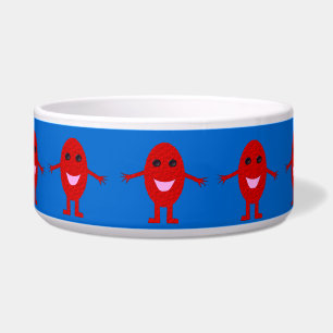 Happy Red Grape Dog Bowl