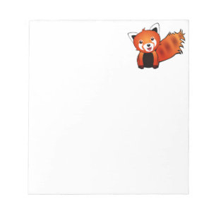 Happy Red Panda Notepad