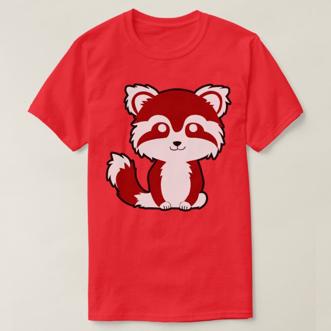 Happy Red Panda T-Shirt (Design Front)