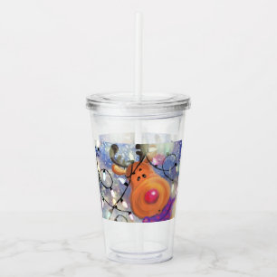 Happy Reindeer - Christmas Acrylic Tumbler