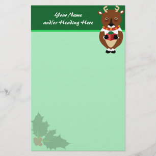 Happy Reindeer Stationery