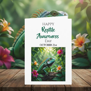 Happy Reptile Awareness Day    October 21st Card