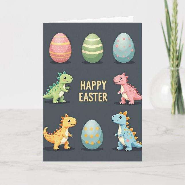 Happy Reptile Spring Holiday Card (Front)