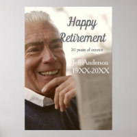 Happy retirement add name photo years of service r