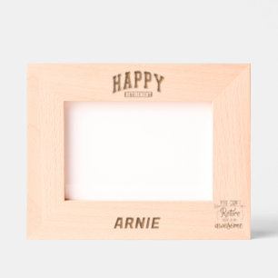 Happy Retirement Awesome! Etched Frames