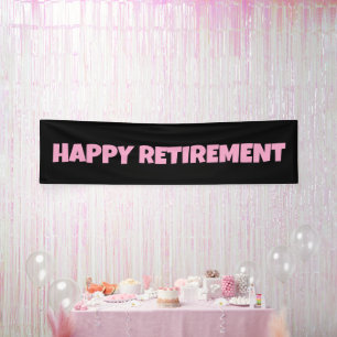 HAPPY RETIREMENT BANNER