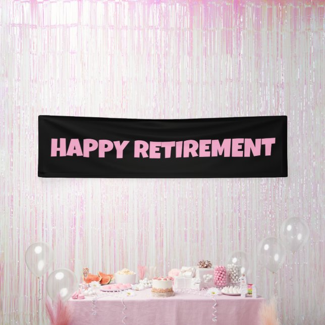 HAPPY RETIREMENT BANNER (Party)
