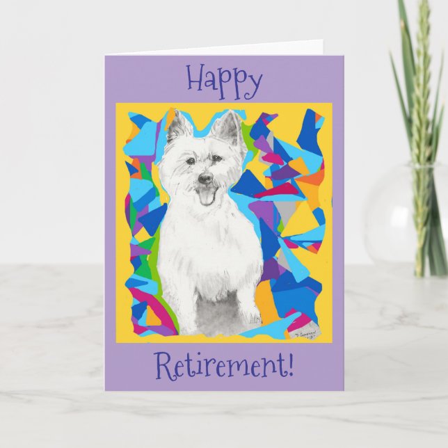 Happy Retirement Blank Inside Card (Front)