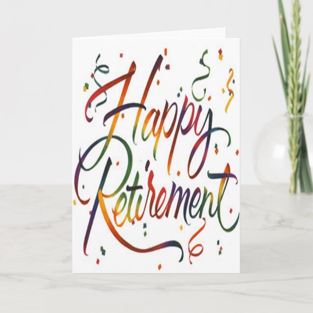 Happy Retirement Card (Front)