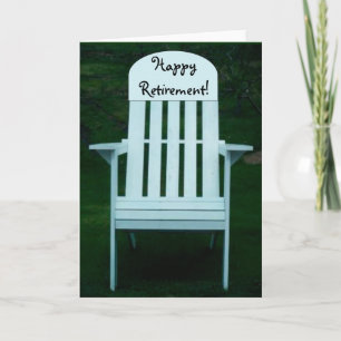Happy Retirement Chair Card