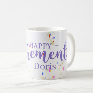 Happy Retirement Confetti Mug