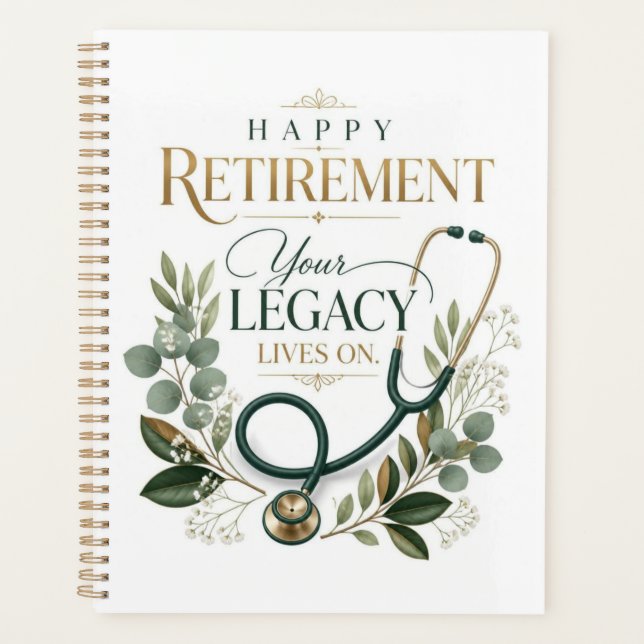 Happy Retirement Doctor Planner (Front)