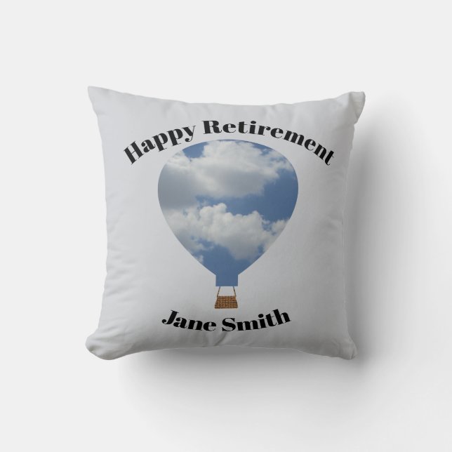 Happy Retirement Employee Appreciation Recognition Cushion (Front)