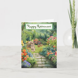 Happy Retirement - Garden Card