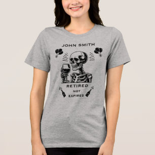 Happy Retirement Gold Party  Tri-Blend Shirt