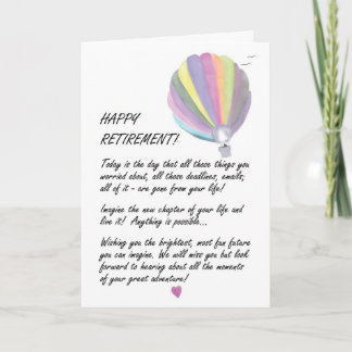 Happy Retirement Greeting Card