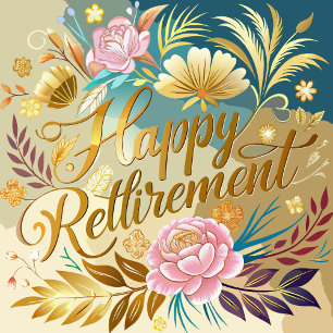 Happy Retirement  Holiday Card