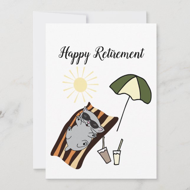Happy Retirement Holiday Card (Front)