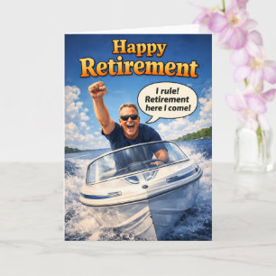 Happy retirement, I will retirement here. I come d Card