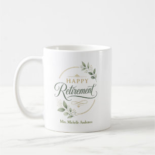 Happy Retirement Personalised Coffee Mug