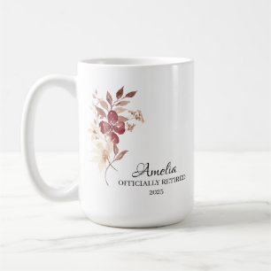 Happy Retirement Personalised Name Gift Coffee Mug