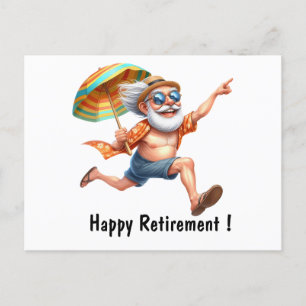 Happy Retirement Postcard