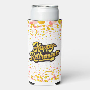Happy Retirement Seltzer Can Cooler