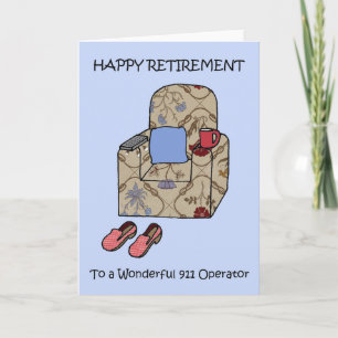 Happy Retirement to 911 Operator Card
