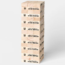 Happy Retirement  Topple Tower