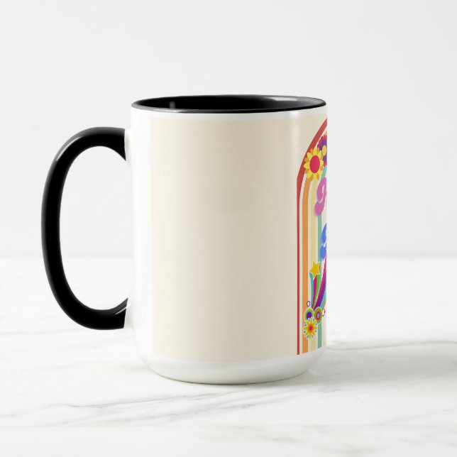 Happy Retro Dad Mug (Left)