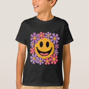 Happy Retro Daisy Smile Face Preppy Aesthetic Men T-Shirt