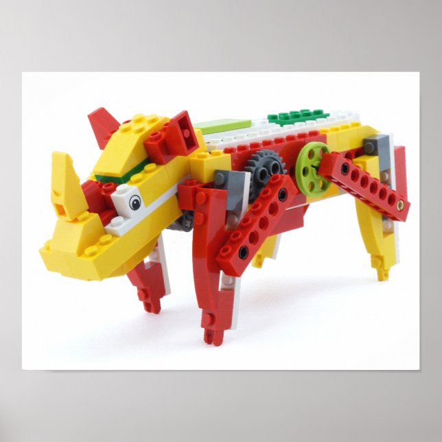 Happy Rhino Poster (Front)