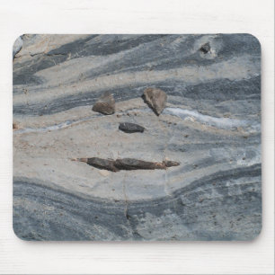 Happy Rock Face Mouse Pad