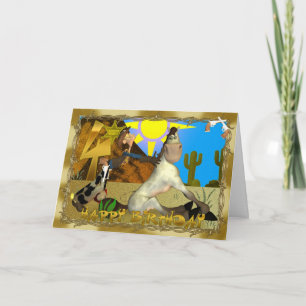 Happy Rooting Tooting 4th Birthday Card