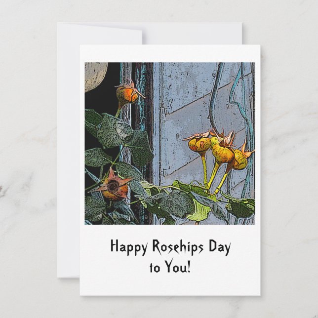 Happy Rosehips to you! Greeting Card (Front)