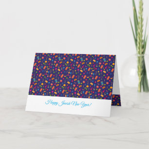 Happy Rosh Hashanah Jewish New Year Greeting Card