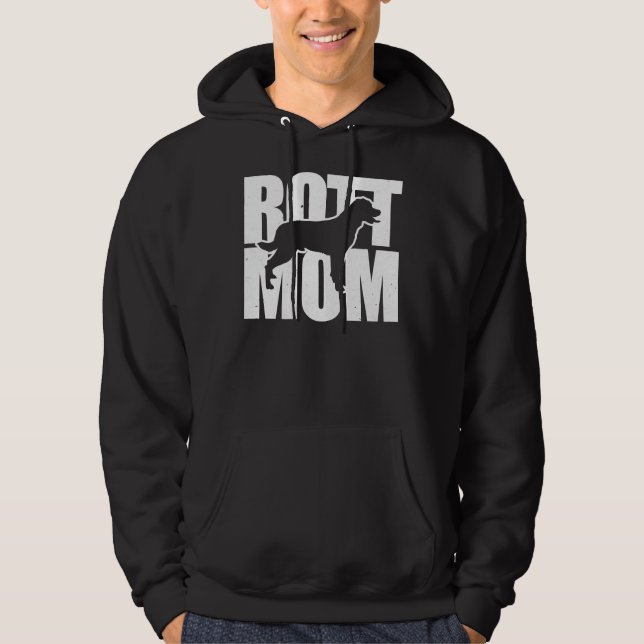 Happy Rottweiler Mum Hoodie (Front)
